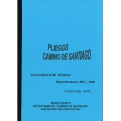 PLIEGOS CAMINO DE SANTIAGO